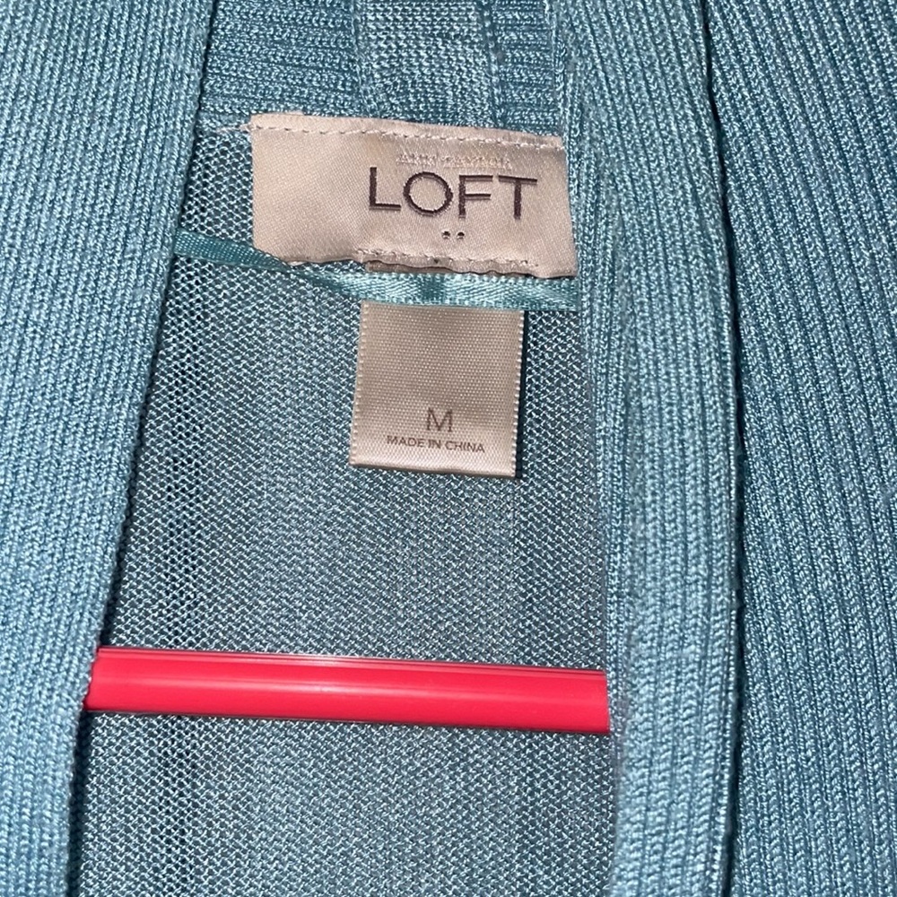 Loft Blue Open Cardigan - Picture 2 of 3
